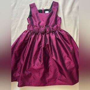 New Little Miss Burgundy Formal Kids Dress